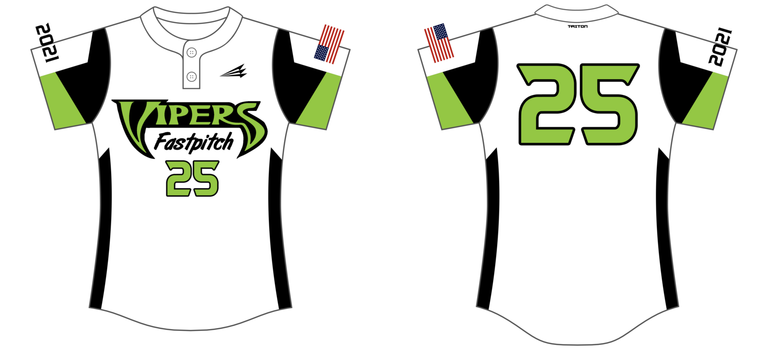 VA Vipers Custom HexaFlex Softball Jersey #J6