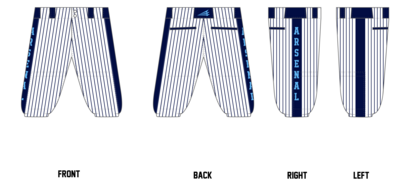 Arlington Arsenal Custom Knicker Baseball Pant #BP2b