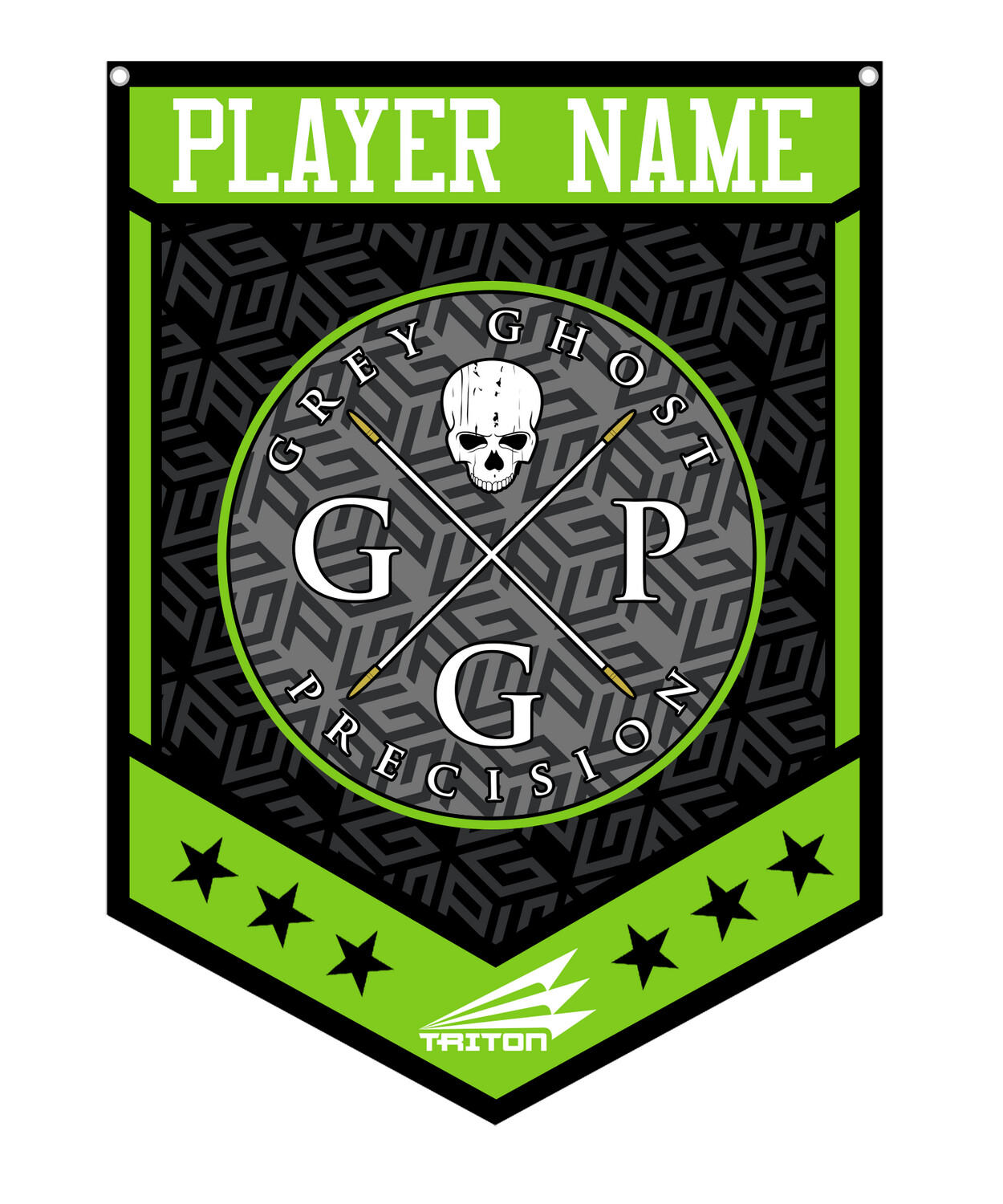 Grey Ghost Precision Custom Banner #CB1