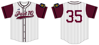 Troy Post 70 Custom HExaFlex Baseball Jersey #J3F