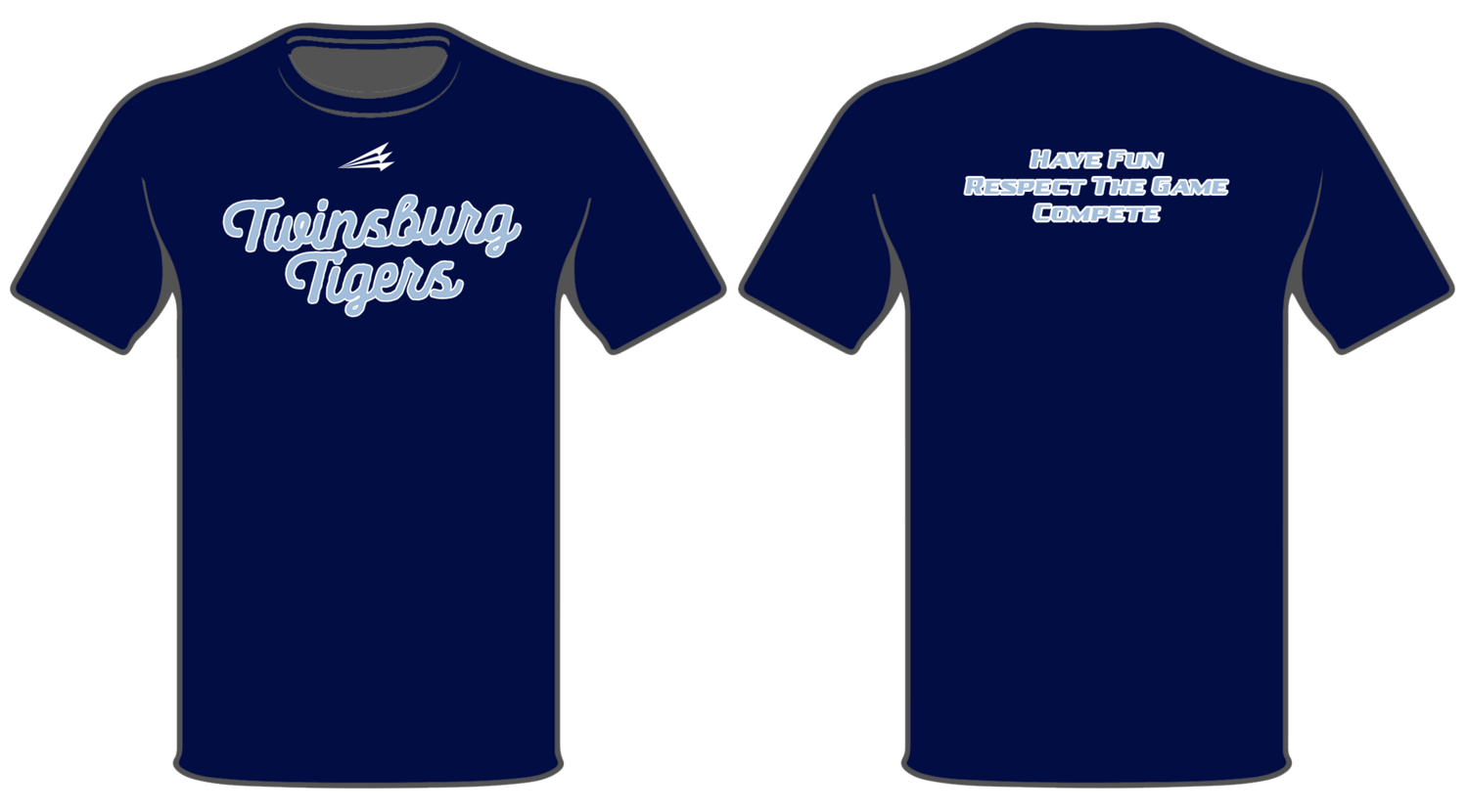 Twinsburg Tigers Custom HyperTee #HT1B