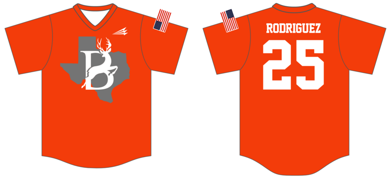 South Texas Bucks Custom HexaFlex Baseball Jersey #J5