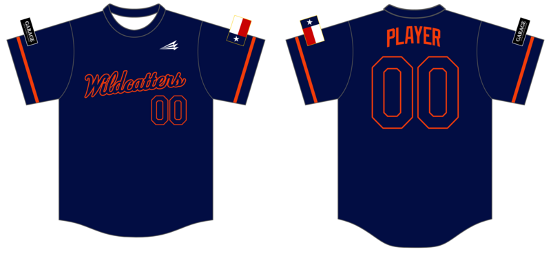Houston Wildcatters Custom HexaFlex Baseball Jersey #J2B