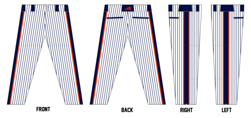 Houston Wildcatters Custom Long Relaxed Baseball Pant #BP3B