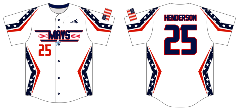 Mavericks Custom HexaFlex Baseball Jersey #J4D
