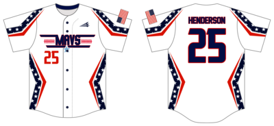 Mavericks Custom HexaFlex Baseball Jersey #J4D