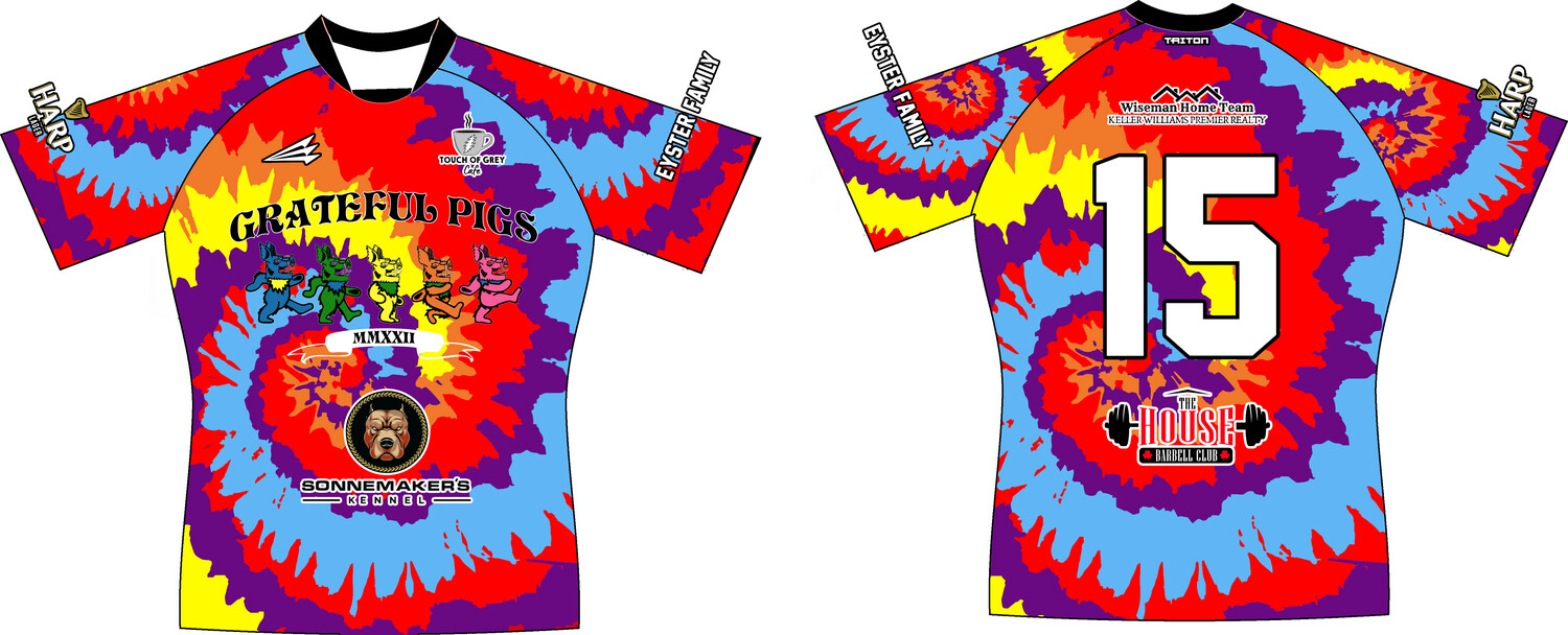 Peoria Pigs Custom Pro-Premier Rugby Jersey #J9c