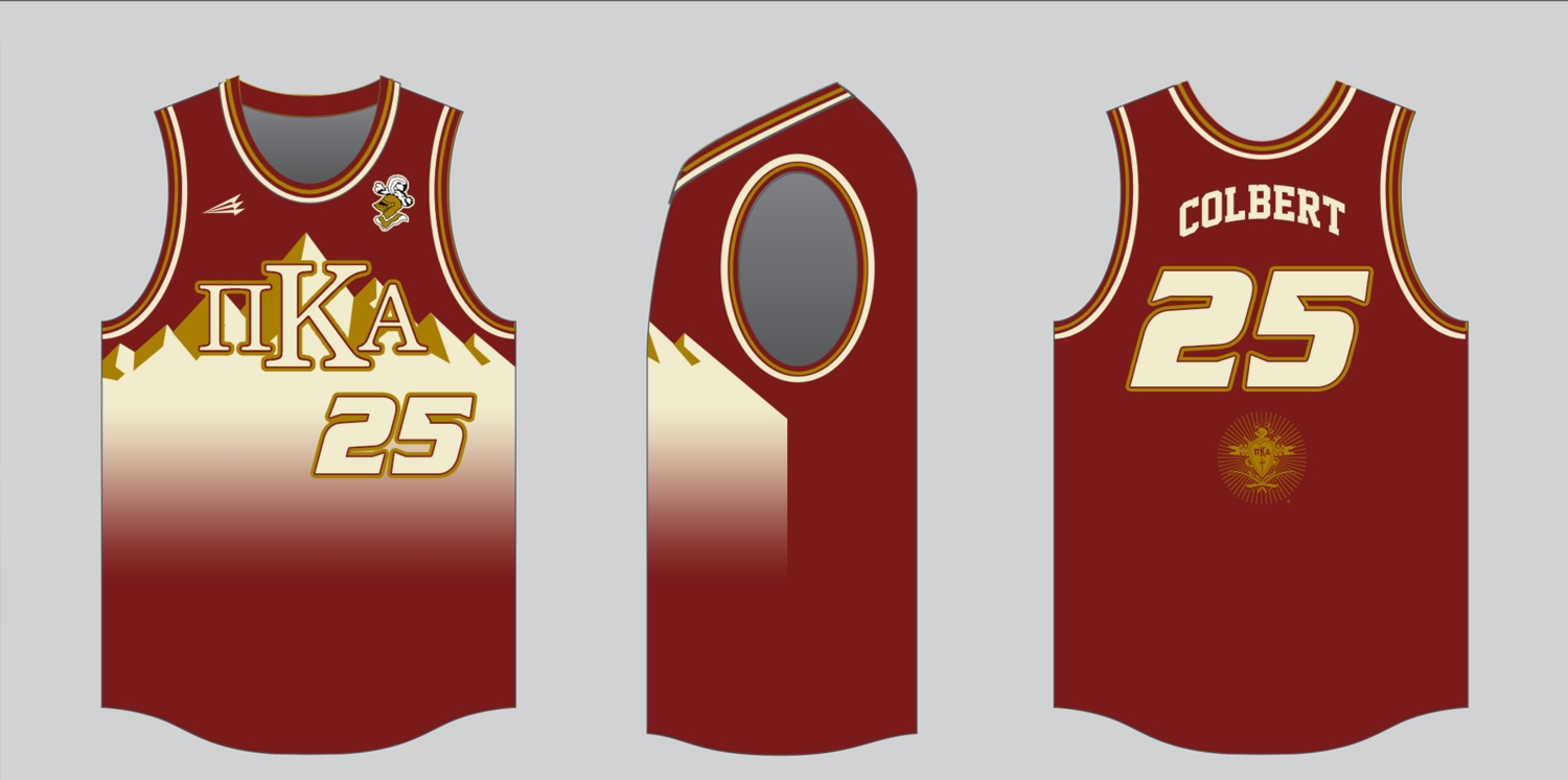 Pi Kappa Alpha Custom NanoDri Basketball Jersey #J5b