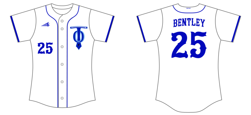 Texas Oilers Custom HexaFlex Softball Jersey #J2c