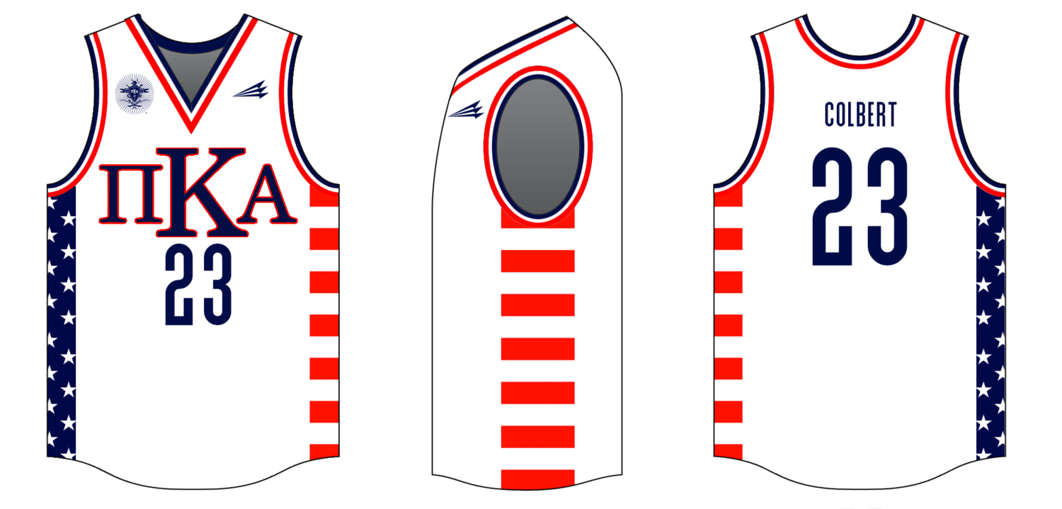 Pi Kappa Alpha Custom NanoDri Basketball Jersey #J6b