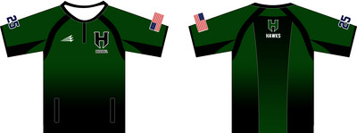 HAZLET HAWKS Baseball Sublimated Batting Jacket HAZLET HAWKS Baseball Sublimated Batting Jacket