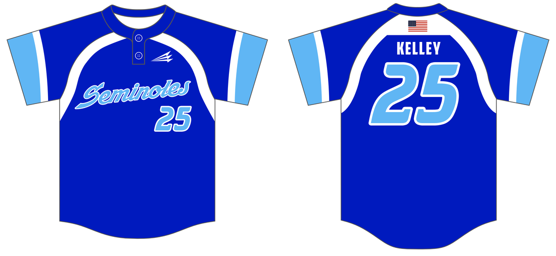 Schaumburg Seminoles Custom HexaFlex Baseball Jersey #J1