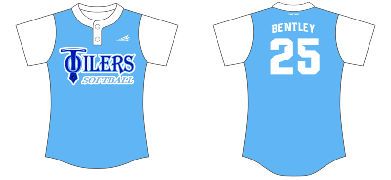 Texas Oilers Custom HexaFlex Softball Jersey #J4c