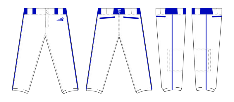 Texas Oilers Custom Elite Softball Pant #FP1b