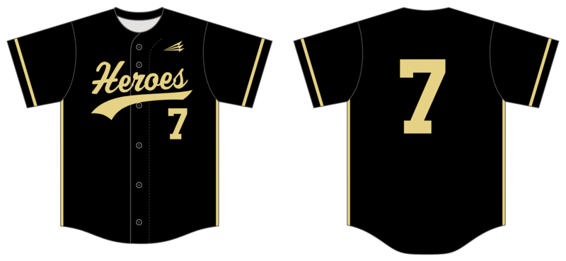 Gen Z Heroes Custom HexaFlex Baseball Jersey #J1B