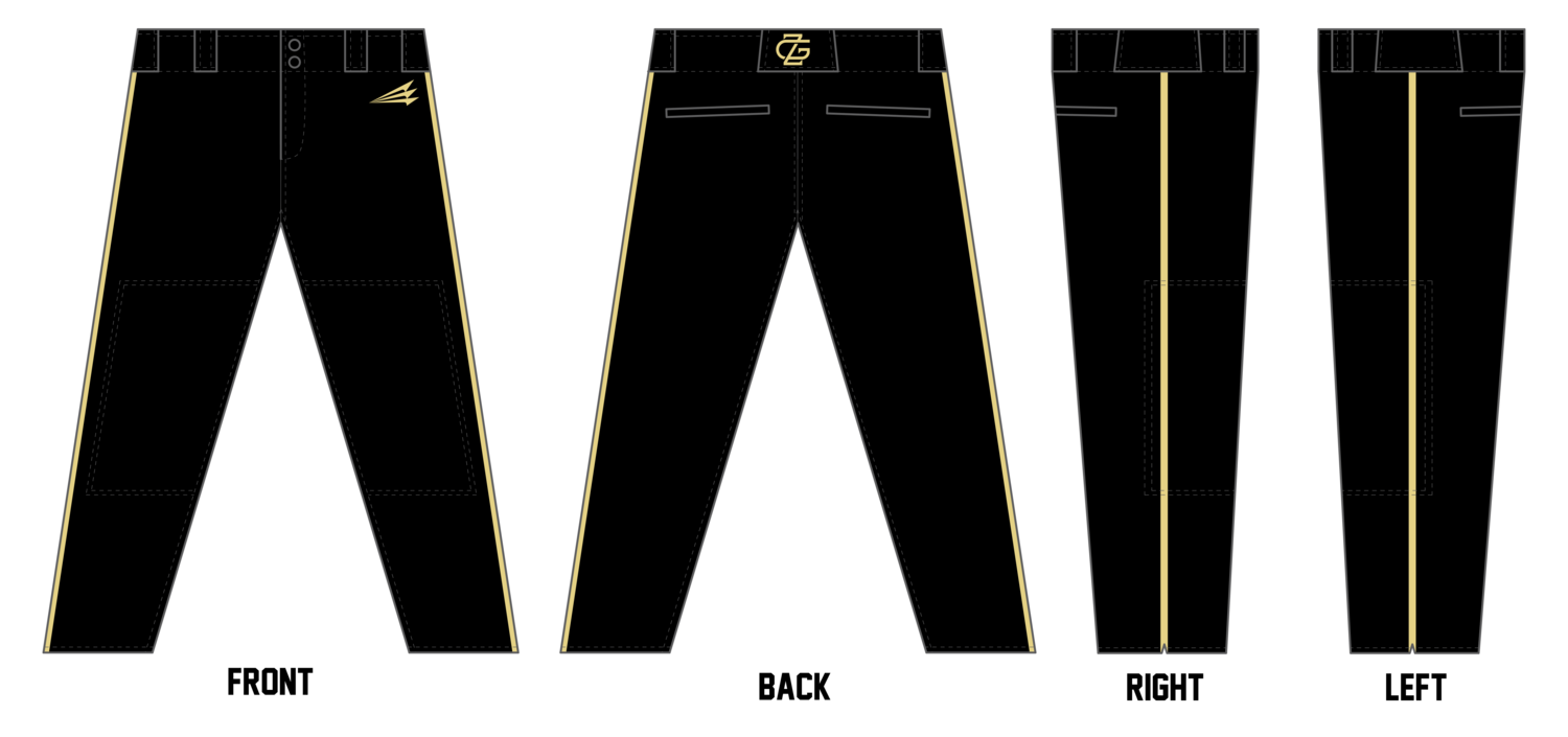 Gen Z Heroes Custom Long Relaxed Baseball Pant #BP1