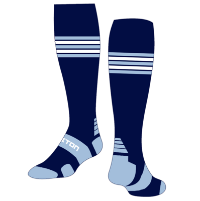 BlueSox Baseball Custom Socks #S1