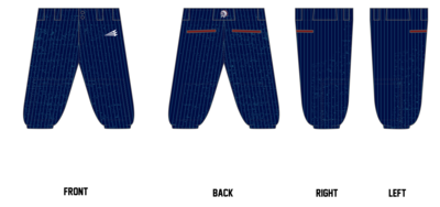 Southside Apaches Custom Knicker Baseball Pant #BP1b