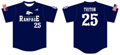 BOLINGBROOK RAMPAGE Custom HexaFlex Baseball Jersey #J2