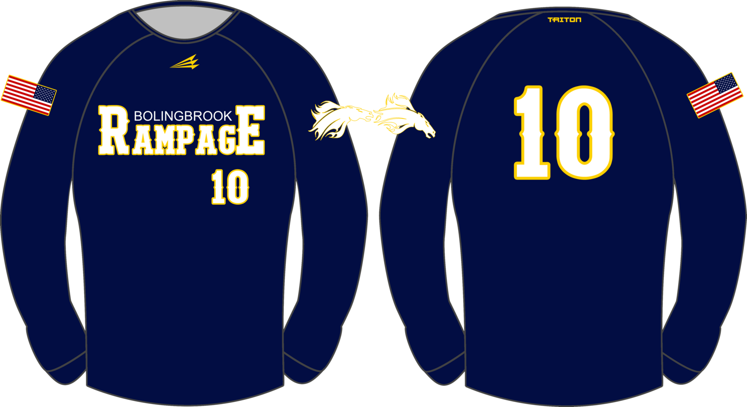 BOLINGBROOK RAMPAGE Custom Vulcan Pullover #VP1B