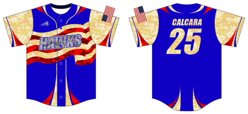 West Hempfield Hawks Custom NanoDri Baseball Jersey #J2