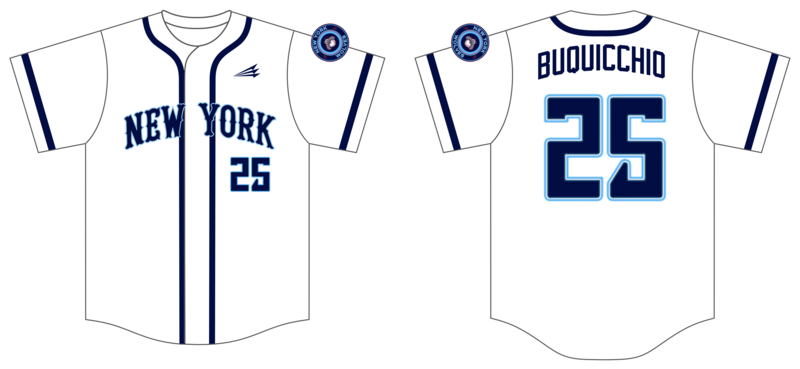 NY Wolves Custom NanoDri Baseball Jersey #J10