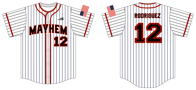 Mayhem Custom HexaFlex Baseball Jersey #J6F