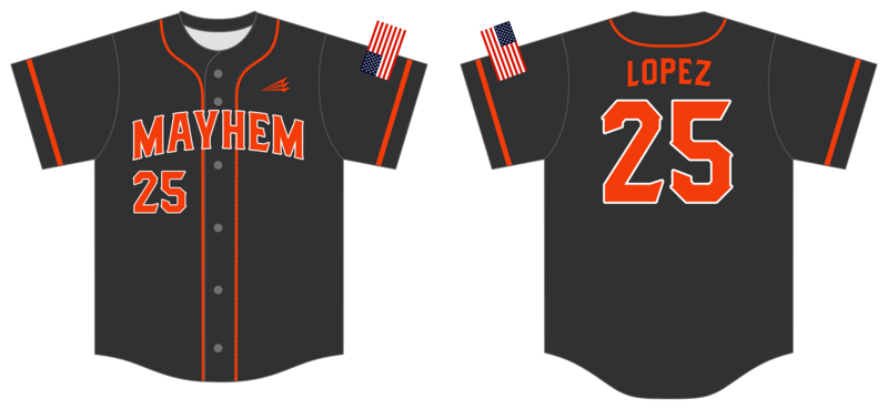 Mayhem Custom HexaFlex Baseball Jersey #J7C