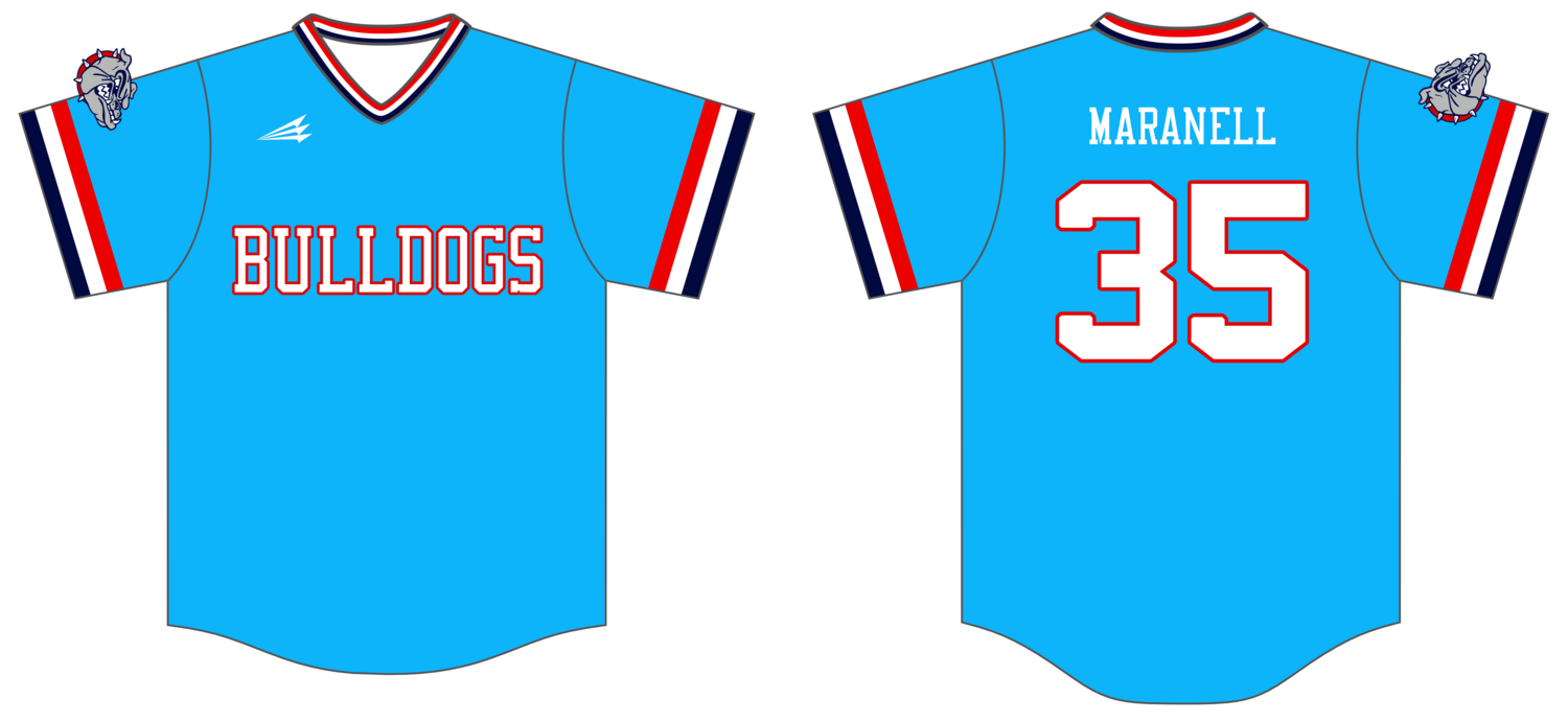 Briarcliffe Bulldogs Custom HexaFlex Baseball Jersey #J2