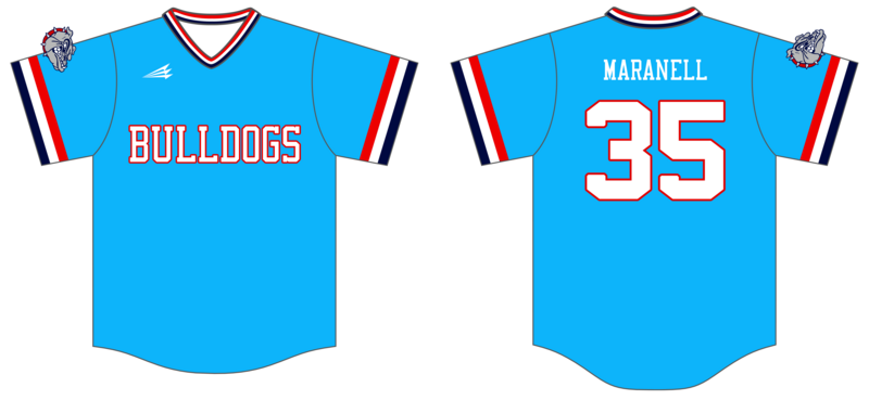 Briarcliffe Bulldogs Custom HexaFlex Baseball Jersey #J2
