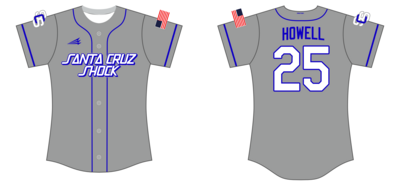 Santa Cruz Shock Custom HexaFlex Softball Jersey #J2B