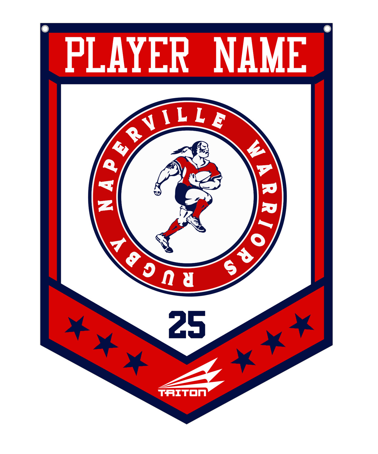 Naperville Warriors RFC Custom Banner #CB1