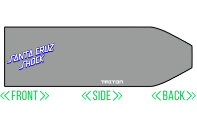 Santa Cruz Shock Custom Headband #HB1