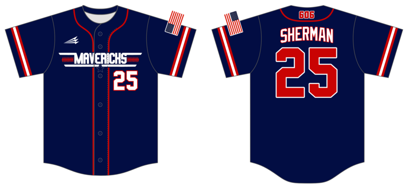 606 Mavericks Custom HexaFlex Baseball Jersey #J1C