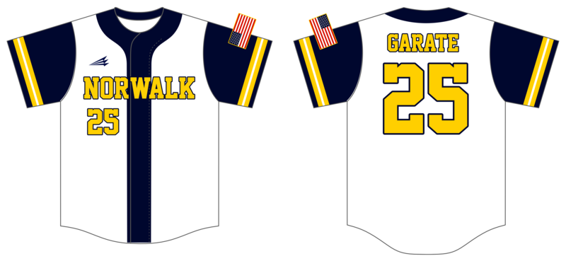 Norwalk Pony Custom HexaFlex Baseball Jersey #J2E