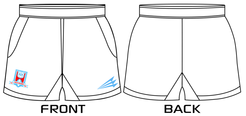 Louisiana Tech Rugby Custom Rugby Shorts #RS2
