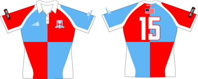 Louisiana Tech Rugby Custom Classic Rugby Jersey #J1b