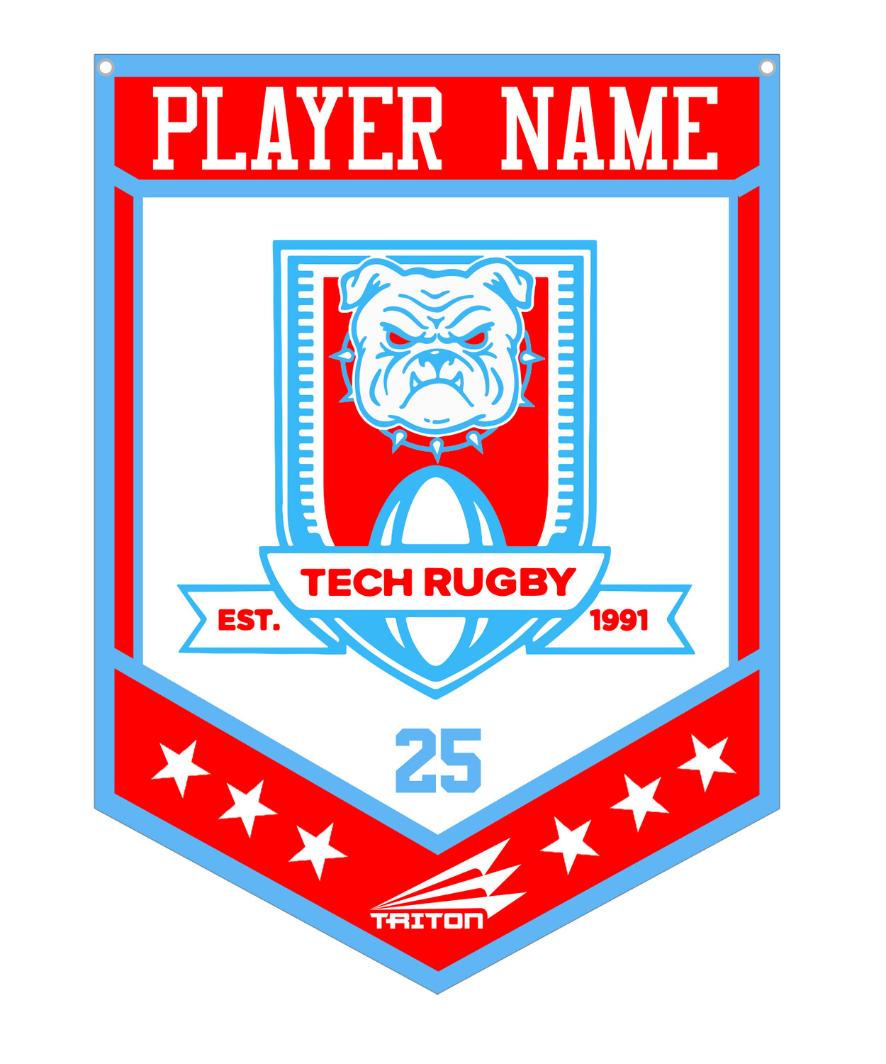Louisiana Tech Rugby Custom Banner #CB1