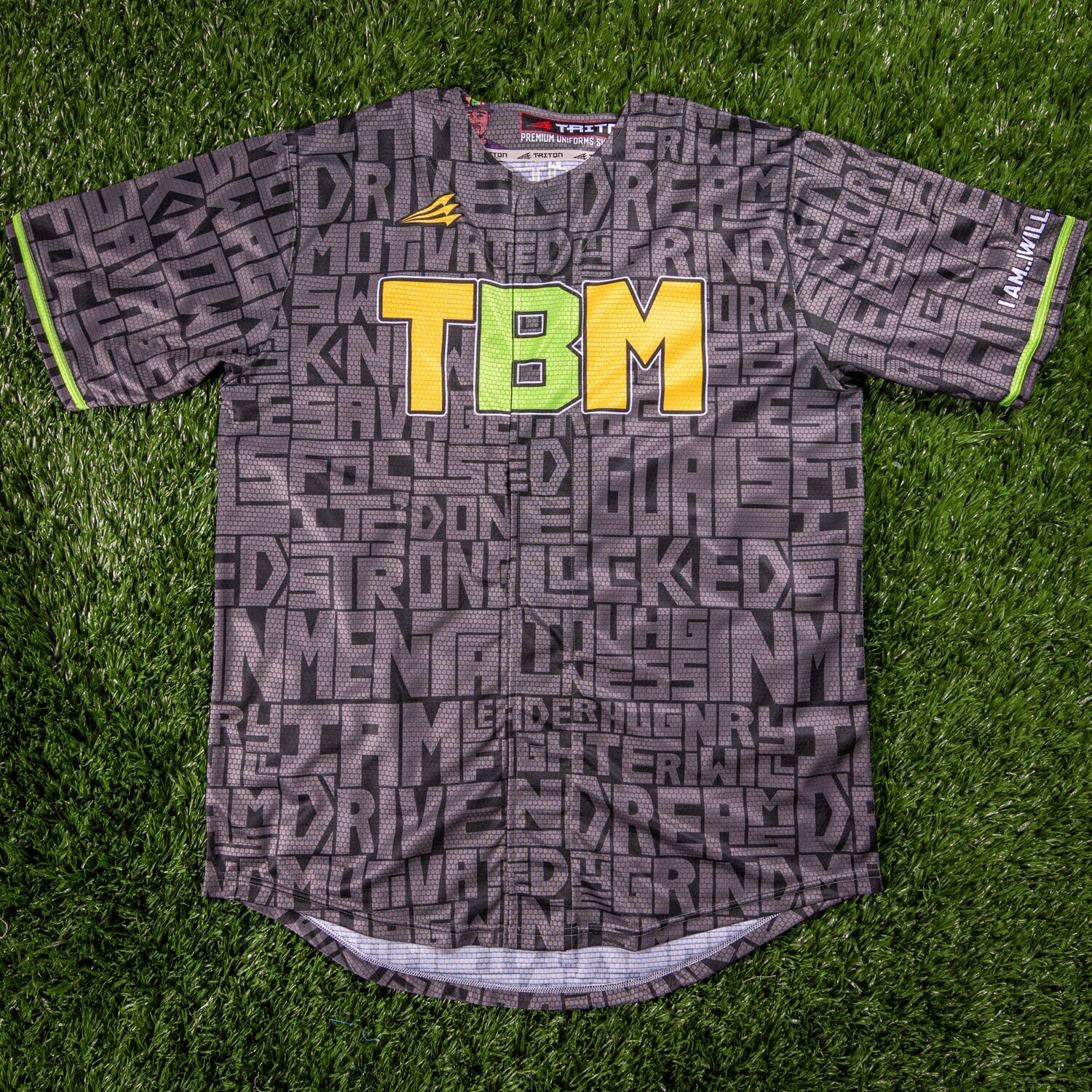 CJ Beatty Official Custom HexaFlex Baseball Jersey #J2