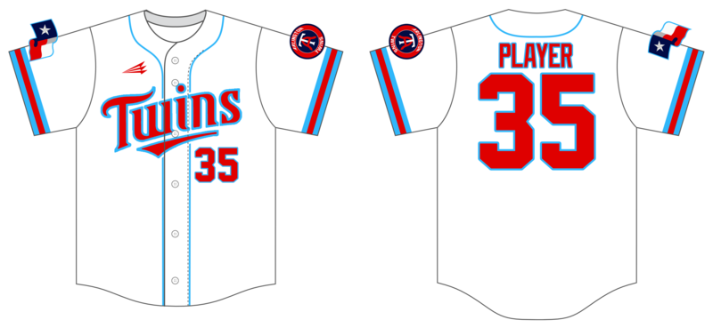 Arlington Twins Custom HexaFlex Baseball Jersey #J2G