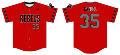 Mass Rebels Custom HexaFlex Baseball Jersey #J5B