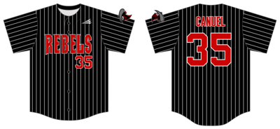 Mass Rebels Custom HexaFlex Baseball Jersey #J2C
