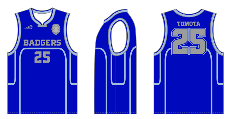 Badgers Custom NanoDri Basketball Jersey #J1