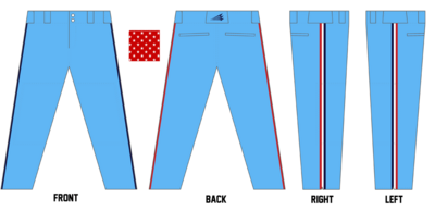 Spartans Custom Relaxed Baseball Pant #BP13E