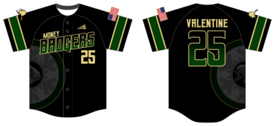 Money Badgers Custom Hexaflex Baseball Jersey #J2C