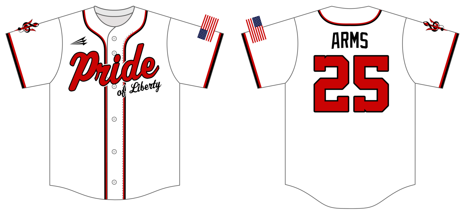 PRIDE of Liberty Marching Band Custom NanoDri Baseball Jersey #J2a