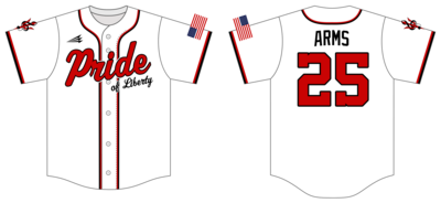 PRIDE of Liberty Marching Band Custom NanoDri Baseball Jersey #J2a