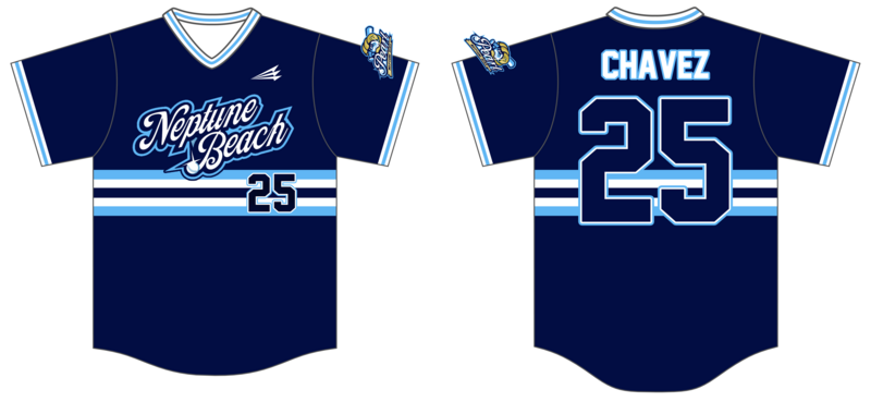 Neptune Beach Pearl Custom NanoDri Baseball Jersey #J1B