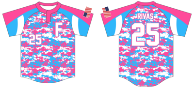 NM Fusion Custom NanoDri Baseball Jersey #J1X