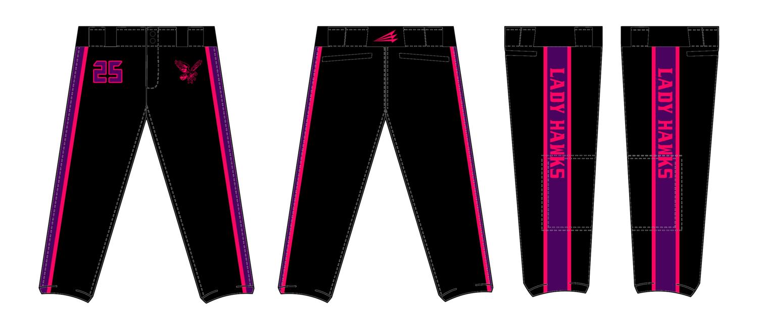 Citrus Lady Hawks Custom Elite Softball Pant #FP1b